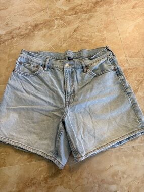 American Eagle relaxed Jean shorts longer inseam beach summer vacation